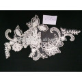 New arrival best quality with good price white heavy material indian lace fabrics